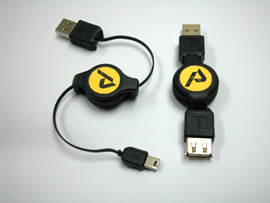RETRACTABLE USB TRANSMIT CABLE